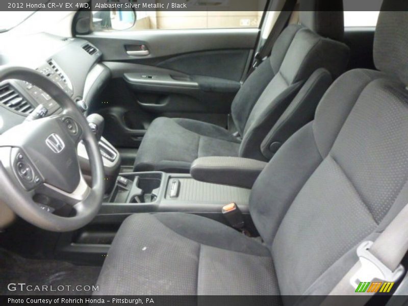 Alabaster Silver Metallic / Black 2012 Honda CR-V EX 4WD