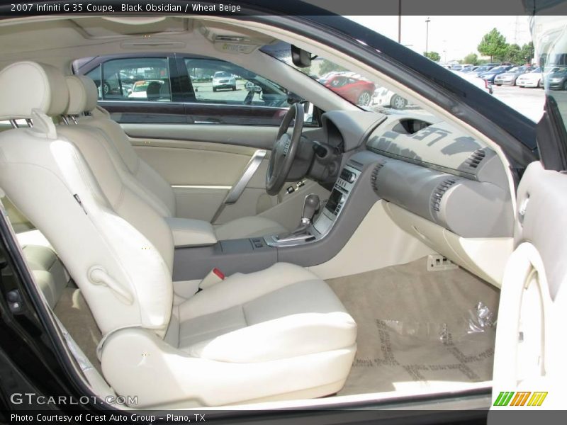 Black Obsidian / Wheat Beige 2007 Infiniti G 35 Coupe