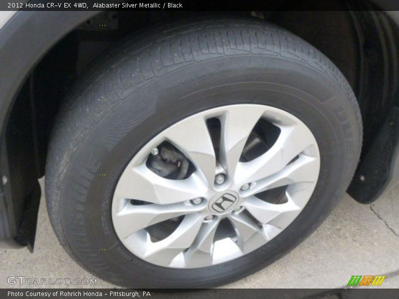 Alabaster Silver Metallic / Black 2012 Honda CR-V EX 4WD