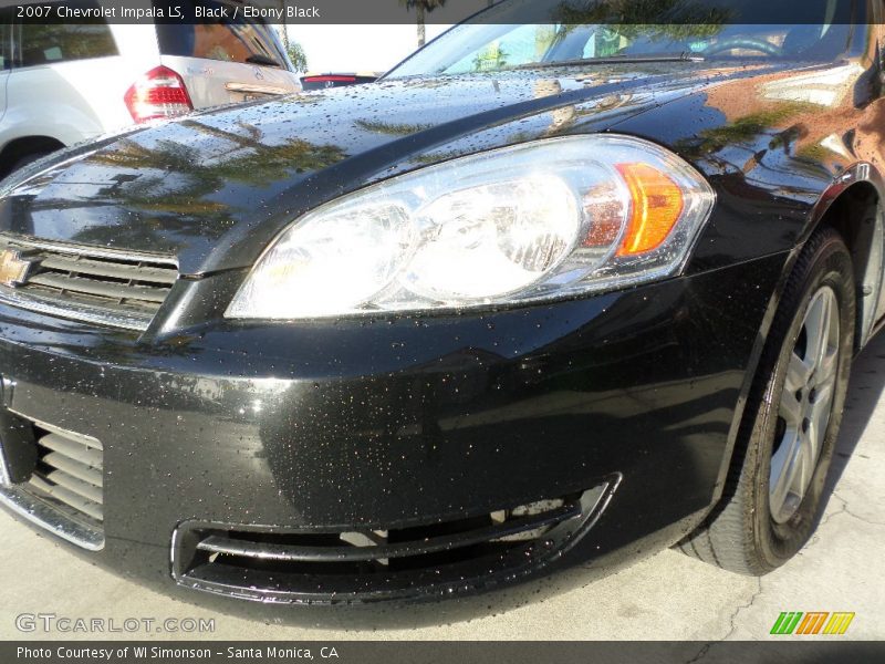 Black / Ebony Black 2007 Chevrolet Impala LS