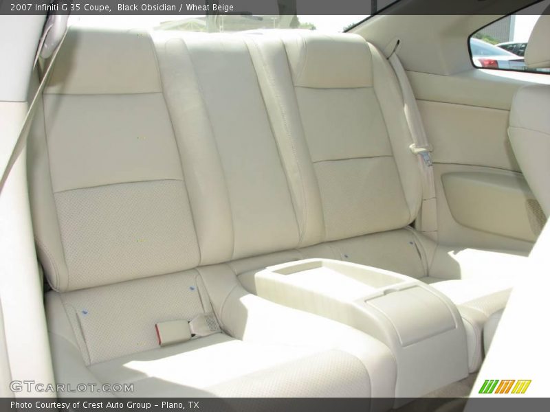 Black Obsidian / Wheat Beige 2007 Infiniti G 35 Coupe