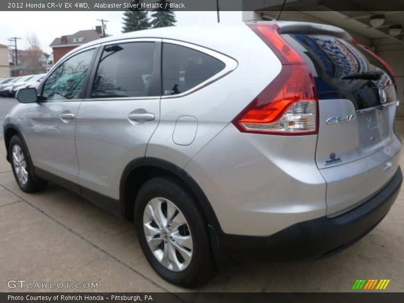 Alabaster Silver Metallic / Black 2012 Honda CR-V EX 4WD