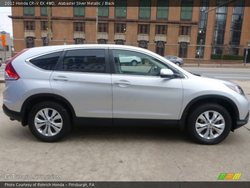 Alabaster Silver Metallic / Black 2012 Honda CR-V EX 4WD