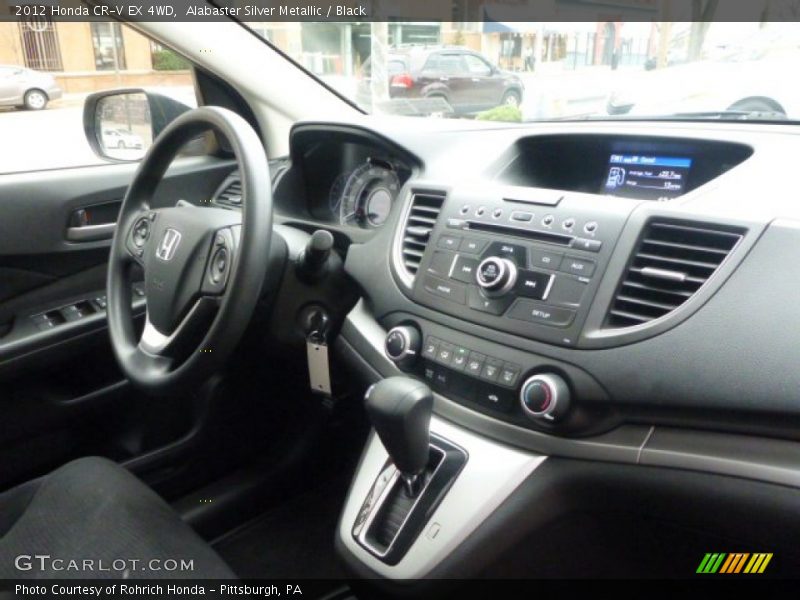Alabaster Silver Metallic / Black 2012 Honda CR-V EX 4WD
