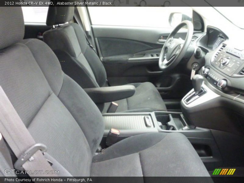 Alabaster Silver Metallic / Black 2012 Honda CR-V EX 4WD