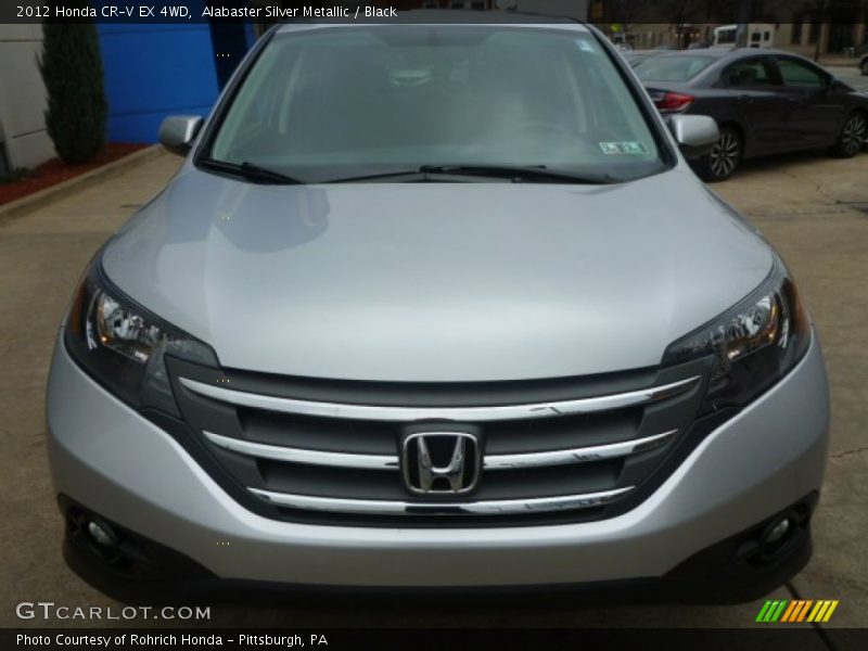 Alabaster Silver Metallic / Black 2012 Honda CR-V EX 4WD