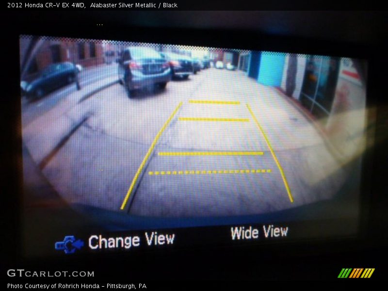 Alabaster Silver Metallic / Black 2012 Honda CR-V EX 4WD