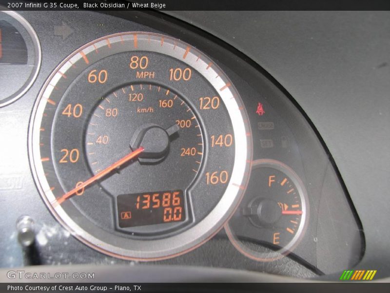 Black Obsidian / Wheat Beige 2007 Infiniti G 35 Coupe