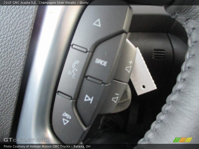 Champagne Silver Metallic / Ebony 2015 GMC Acadia SLE