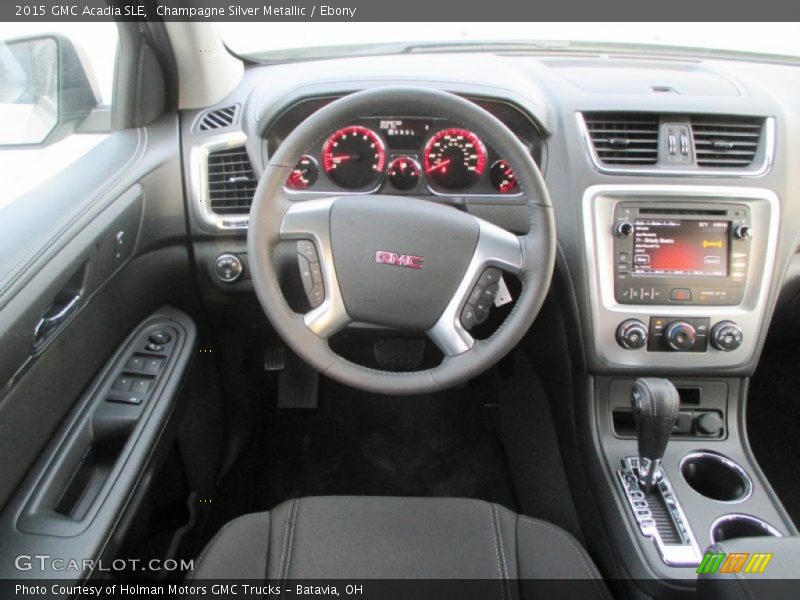 Champagne Silver Metallic / Ebony 2015 GMC Acadia SLE