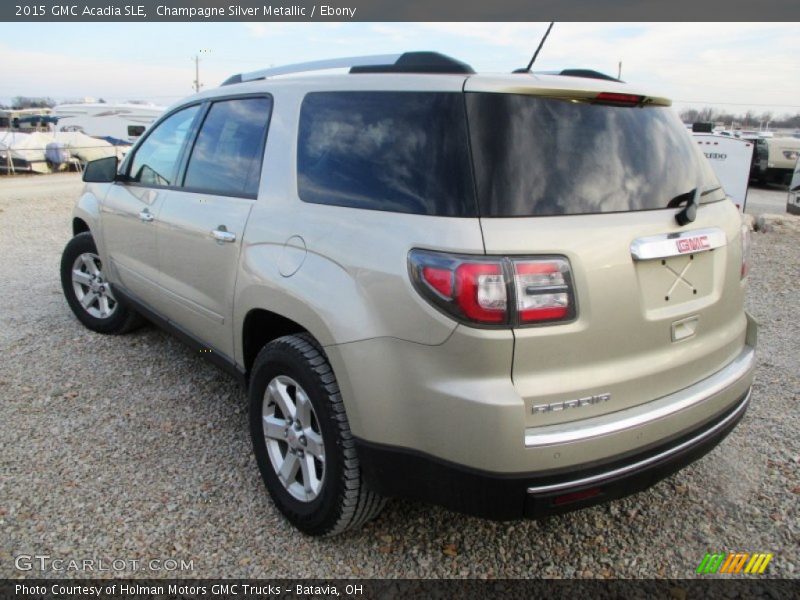 Champagne Silver Metallic / Ebony 2015 GMC Acadia SLE