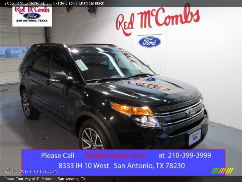 Tuxedo Black / Charcoal Black 2015 Ford Explorer XLT