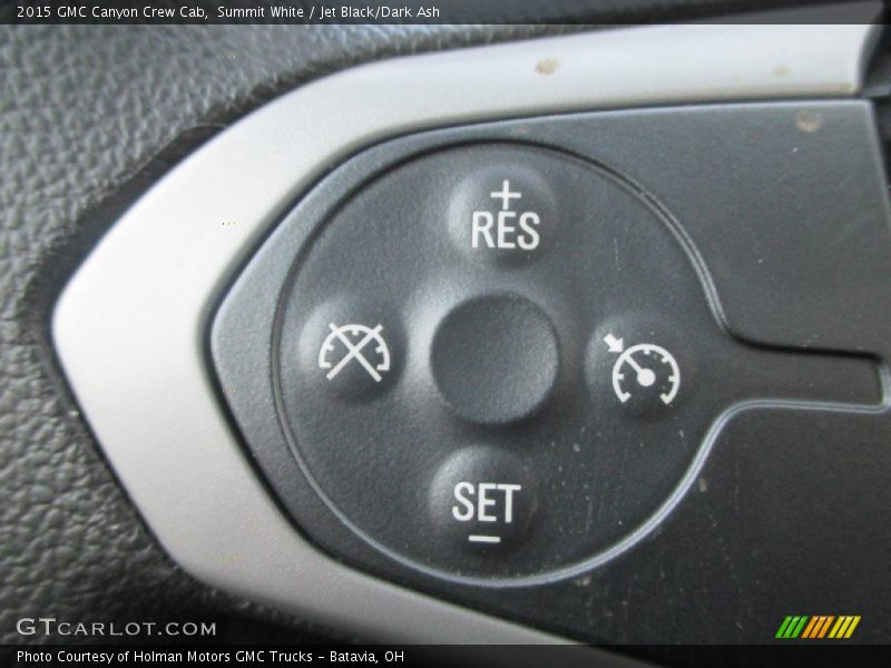 Summit White / Jet Black/Dark Ash 2015 GMC Canyon Crew Cab