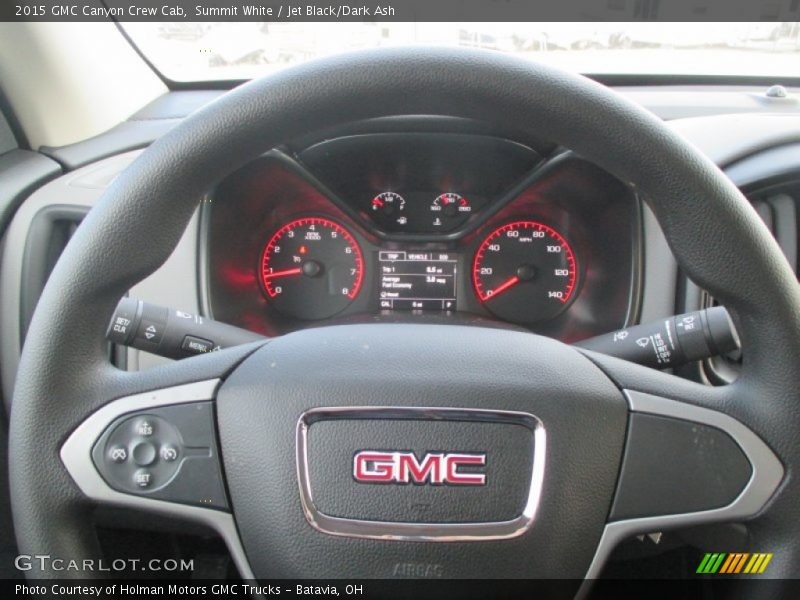 Summit White / Jet Black/Dark Ash 2015 GMC Canyon Crew Cab