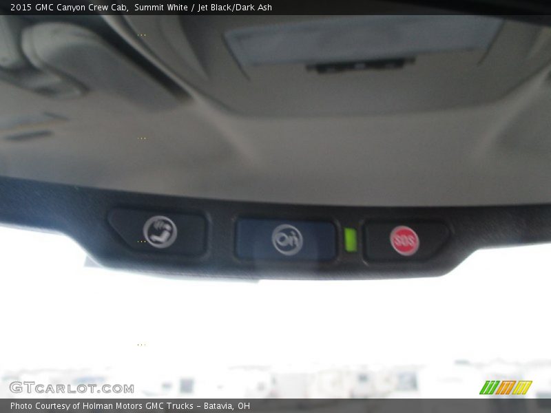 Summit White / Jet Black/Dark Ash 2015 GMC Canyon Crew Cab