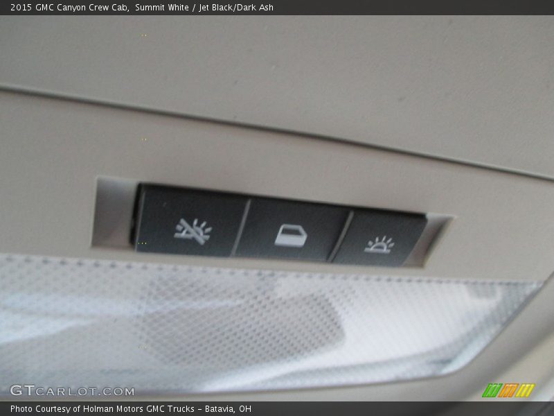 Summit White / Jet Black/Dark Ash 2015 GMC Canyon Crew Cab