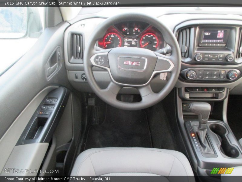 Summit White / Jet Black/Dark Ash 2015 GMC Canyon Crew Cab