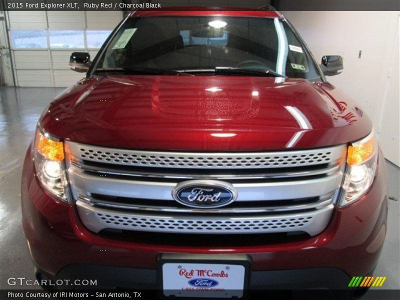 Ruby Red / Charcoal Black 2015 Ford Explorer XLT