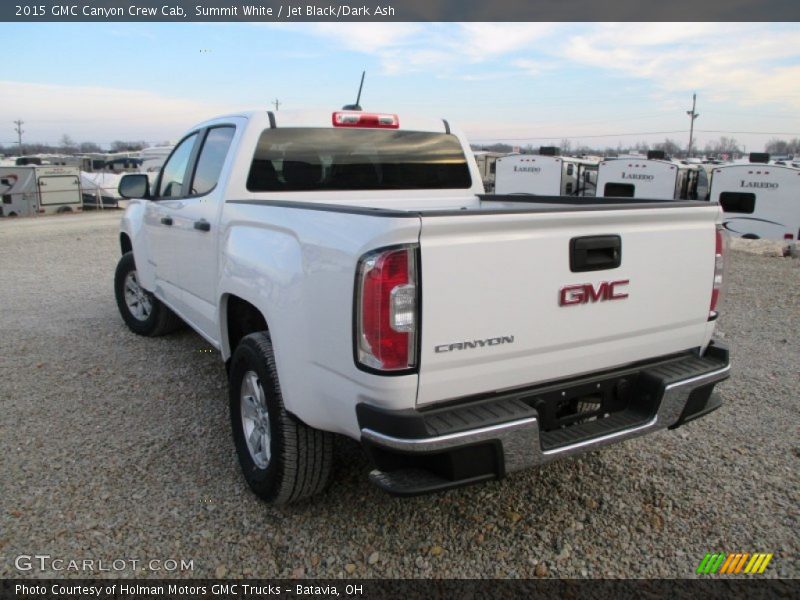 Summit White / Jet Black/Dark Ash 2015 GMC Canyon Crew Cab