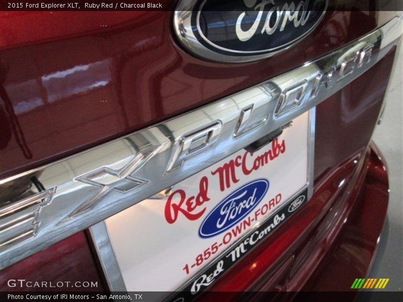 Ruby Red / Charcoal Black 2015 Ford Explorer XLT