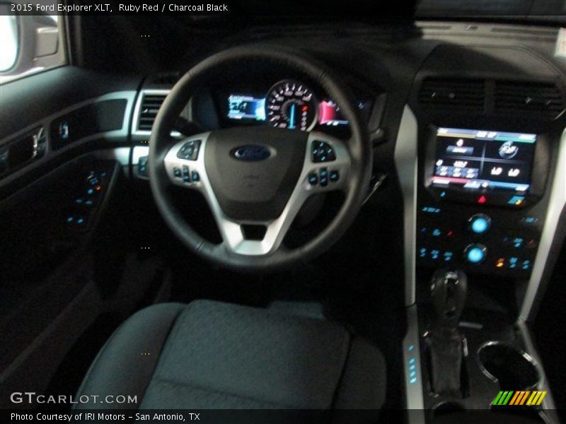 Ruby Red / Charcoal Black 2015 Ford Explorer XLT