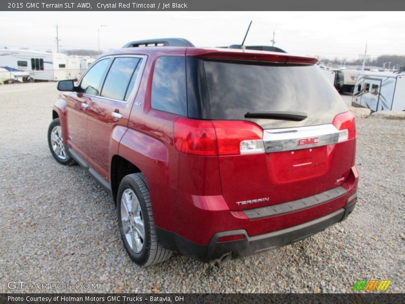 Crystal Red Tintcoat / Jet Black 2015 GMC Terrain SLT AWD