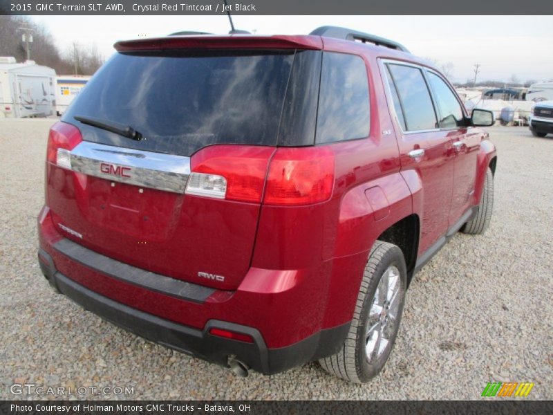 Crystal Red Tintcoat / Jet Black 2015 GMC Terrain SLT AWD