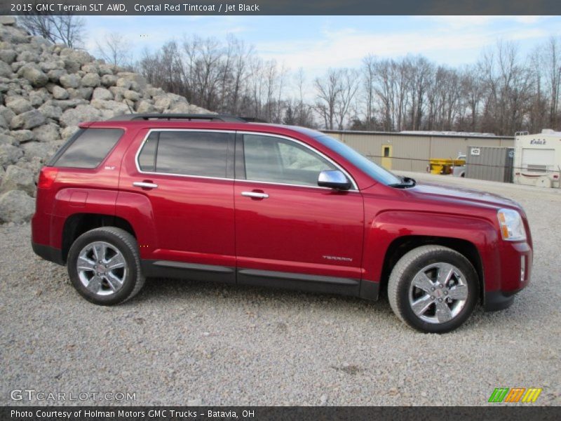 Crystal Red Tintcoat / Jet Black 2015 GMC Terrain SLT AWD