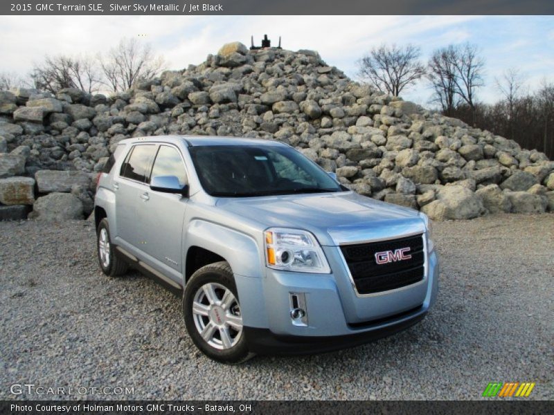 Silver Sky Metallic / Jet Black 2015 GMC Terrain SLE