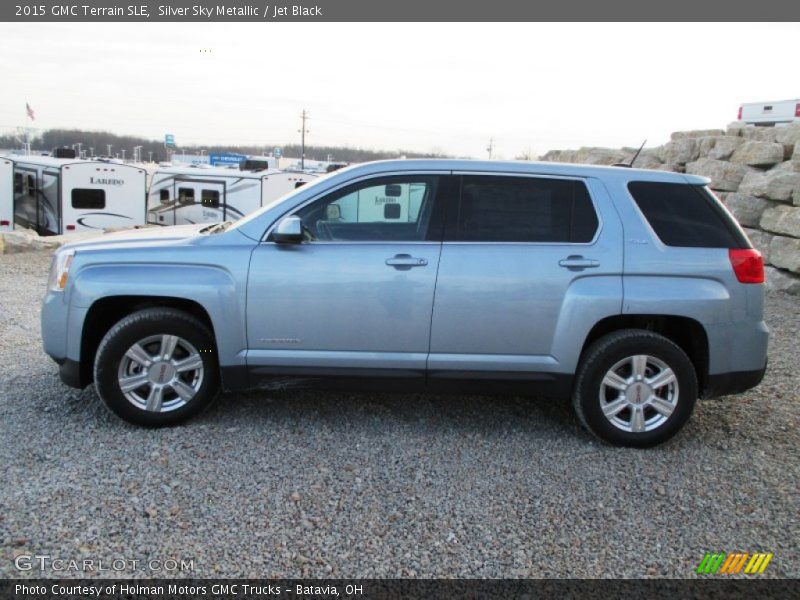 Silver Sky Metallic / Jet Black 2015 GMC Terrain SLE