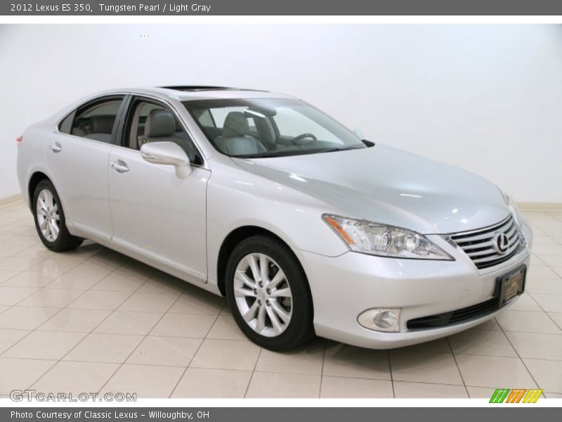 Tungsten Pearl / Light Gray 2012 Lexus ES 350