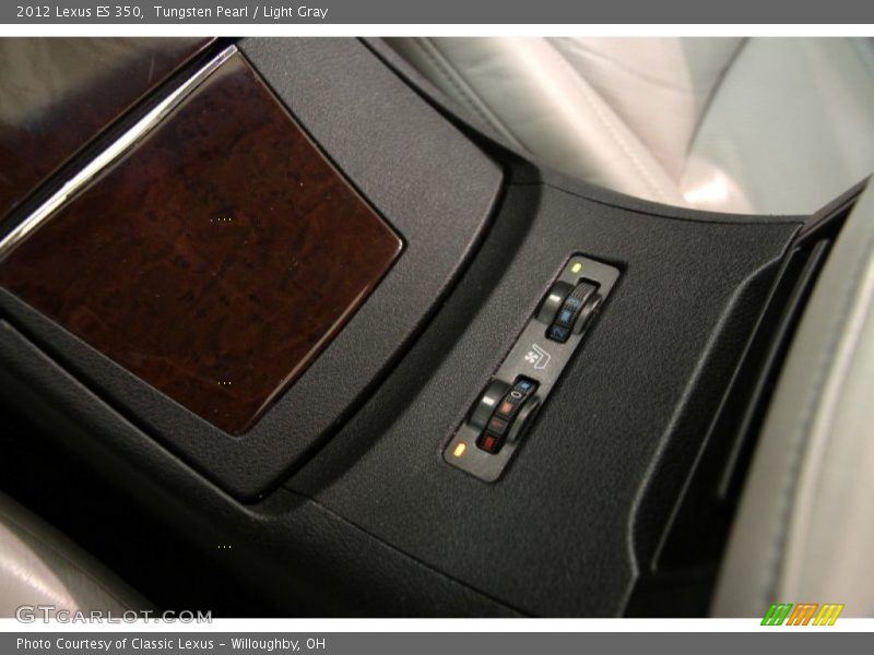 Tungsten Pearl / Light Gray 2012 Lexus ES 350