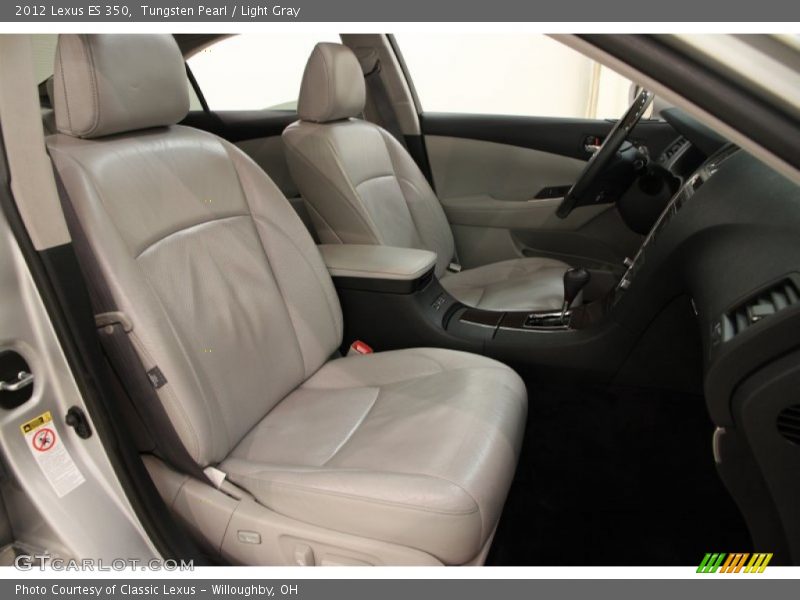 Tungsten Pearl / Light Gray 2012 Lexus ES 350