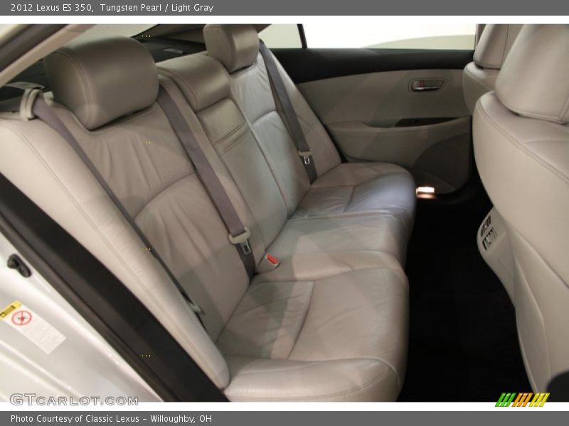 Tungsten Pearl / Light Gray 2012 Lexus ES 350