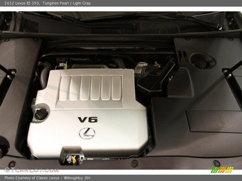 Tungsten Pearl / Light Gray 2012 Lexus ES 350