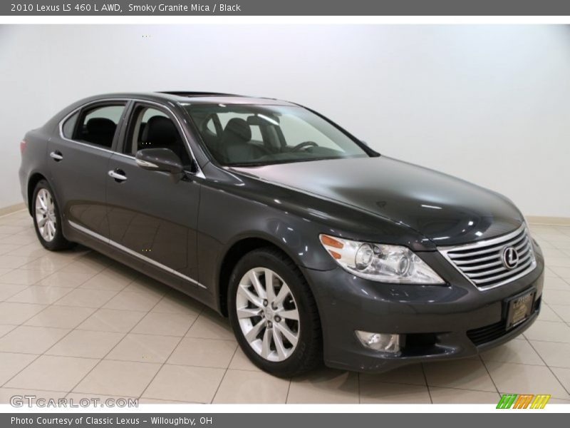 Smoky Granite Mica / Black 2010 Lexus LS 460 L AWD