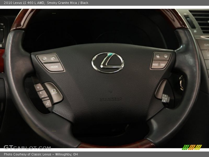 Smoky Granite Mica / Black 2010 Lexus LS 460 L AWD