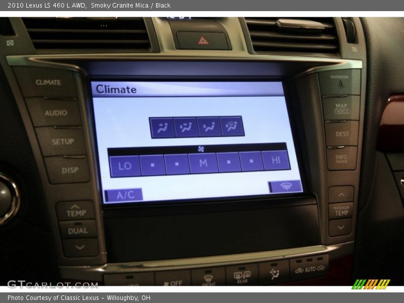 Smoky Granite Mica / Black 2010 Lexus LS 460 L AWD
