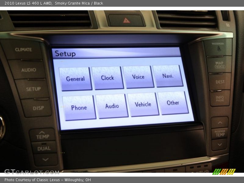 Smoky Granite Mica / Black 2010 Lexus LS 460 L AWD