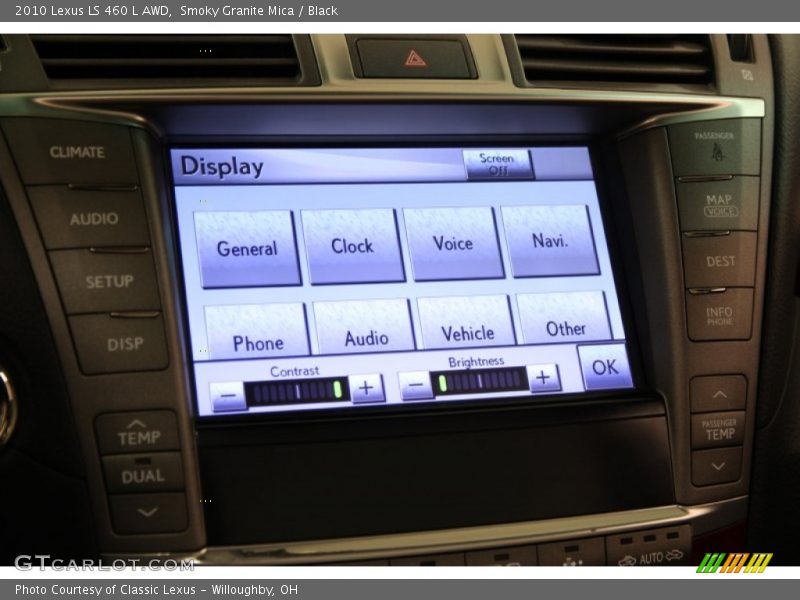 Smoky Granite Mica / Black 2010 Lexus LS 460 L AWD