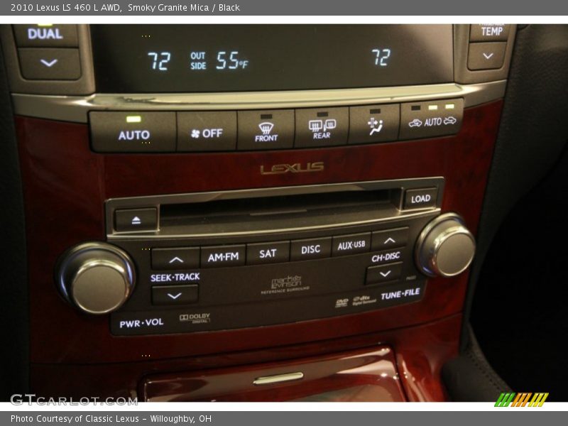 Smoky Granite Mica / Black 2010 Lexus LS 460 L AWD