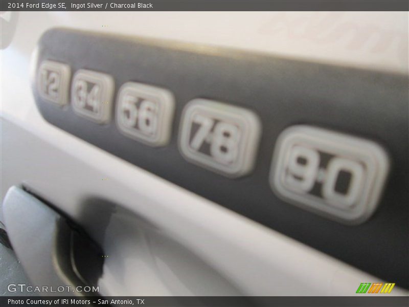 Ingot Silver / Charcoal Black 2014 Ford Edge SE