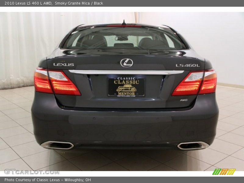 Smoky Granite Mica / Black 2010 Lexus LS 460 L AWD