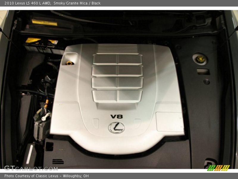 Smoky Granite Mica / Black 2010 Lexus LS 460 L AWD