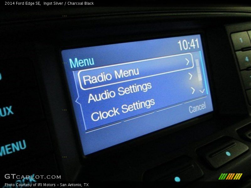 Ingot Silver / Charcoal Black 2014 Ford Edge SE