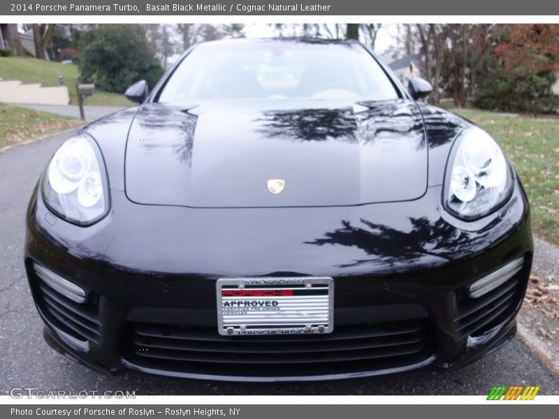 Basalt Black Metallic / Cognac Natural Leather 2014 Porsche Panamera Turbo