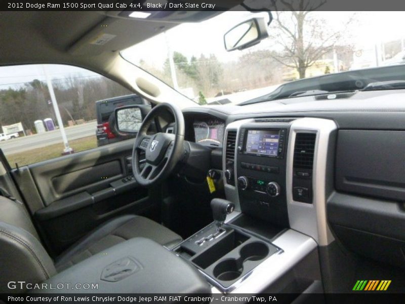 Black / Dark Slate Gray 2012 Dodge Ram 1500 Sport Quad Cab 4x4