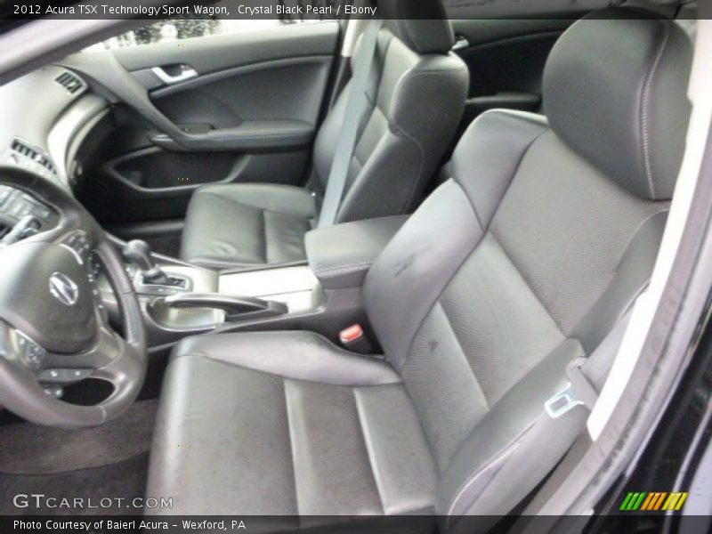  2012 TSX Technology Sport Wagon Ebony Interior