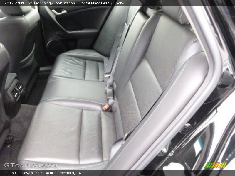 Crystal Black Pearl / Ebony 2012 Acura TSX Technology Sport Wagon
