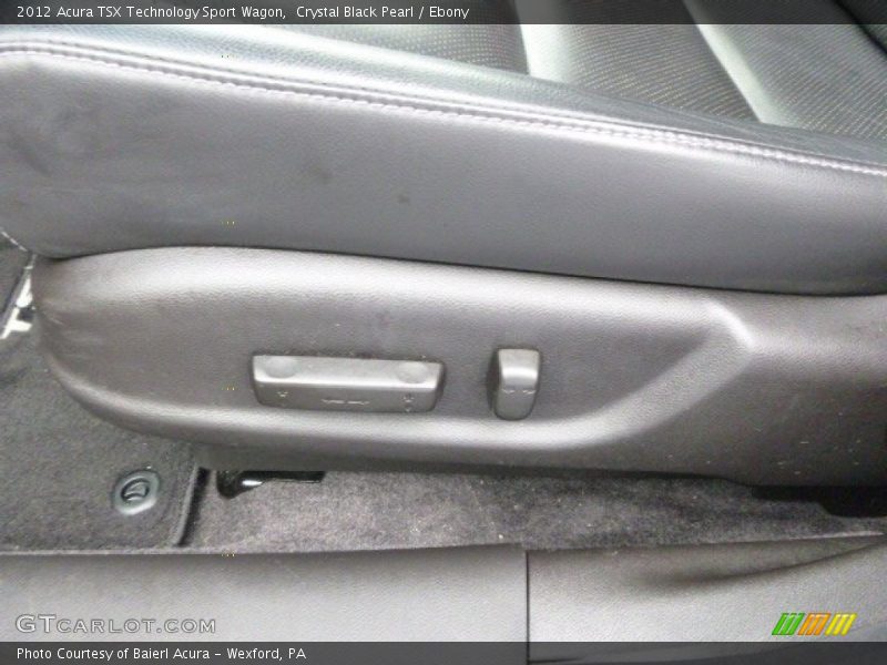 Crystal Black Pearl / Ebony 2012 Acura TSX Technology Sport Wagon